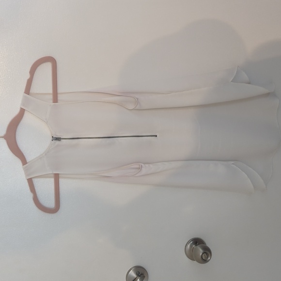 Wilfred tank with zipper at back, white size medium - Picture 2 of 3